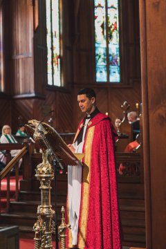 Preaching the opening sermon for the Diocese of Auckland's synod